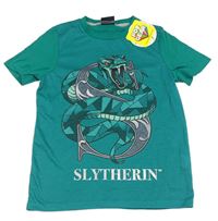 Tmavozelené tričko se zmijí - Slytherin - Harry Potter