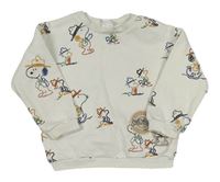 Biela mikina so Snoopym PEANUTS