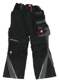 Čierno-sivé cargo pracovní nohavice zn. engelbert strauss