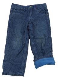 Modré podšité rifle Tchibo