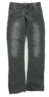 Tmavošedé teplákové rifle YIGGA