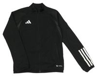 Černá thermo propínací mikina Adidas