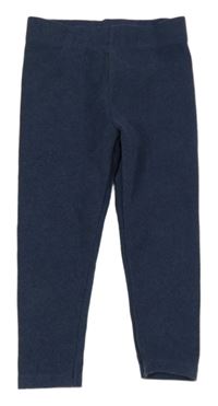 Tmavomodré teplákové legíny Nutmeg