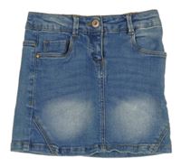 Modrá rifľová sukňa Vertbaudet