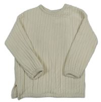 Smotanová rebrovaná mikina ZARA