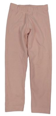 Svetloružové teplákové legíny Nutmeg