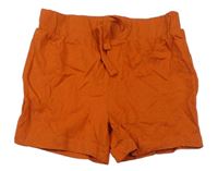 Oranžové bavlnené kraťasy Primark
