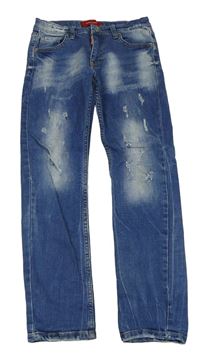 Modré rifle s prošoupáním Dsquared2
