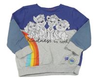 Modro-sivo-modrošedá mikina s Paw Patrol George