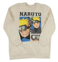 Světlebéžová mikina s Naruto Primark