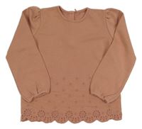 Staroružová mikina s výšivkami George