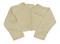 Krémové perforované svetrové prepínaci sveter Next