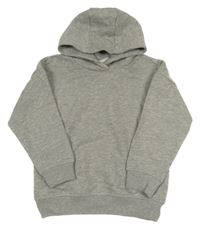 Sivá melírovaná mikina s kapucňou Topolino