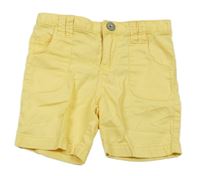 Žlté plátenné kraťasy Cherokee