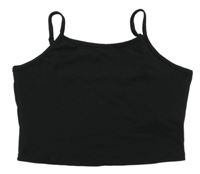 Čierny crop top Shein