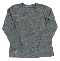 Sivé melírované funkčné tričko Tchibo