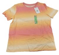 Růžovo-oranžové tričko Primark