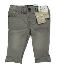 Nové - sivé skinny rifle zn. Denim Co.