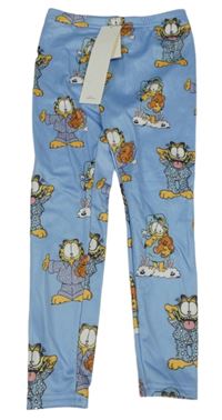 Nové - modré silnější legíny s Garfildem shein