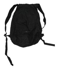 Čierny ľahký šušťákový ruksak s logom Mountain Warehouse