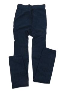 Tmavomodré punčochové legíny 