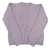 Lila melírovaný svetr only 