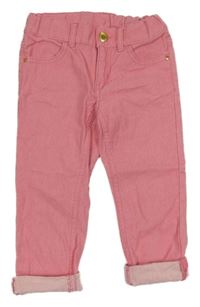 Růžové melírované lehké rifle H&M