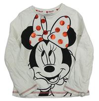 Bílé triko s Minnie Mothercare