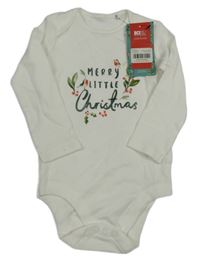 Nové - Bílé body s nápisem a ptáčky Tu