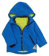 Modrá softshellová bunda s kapucňou H&M