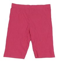 Fuchsiové rebrované elastické kraťasy Topolino