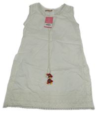 Nové - Bílá tunika s výšivkami 