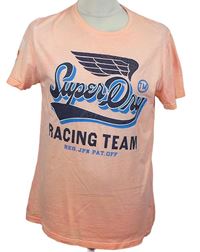 Pánské oranžové tričko s logem Superdry 