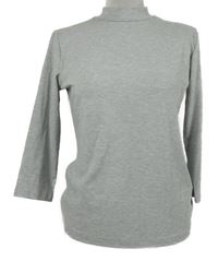 Dámske sivé rebrované tričko Esmara