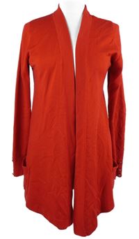 Dámsky červený svetrový cardigán M&S