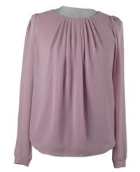 Dámská světlerůžová šifonová halenka Orsay 