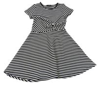 Čierno-biele pruhované šaty Primark
