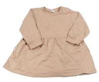 Svetloružové teplákové šaty H&M