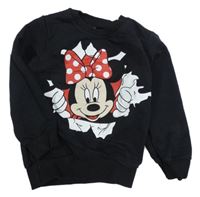 Černá mikina s Minnie 