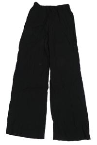 Čierne ľahké ľahké nohavice H&M