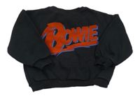 Čierna mikina s nápisom Zara