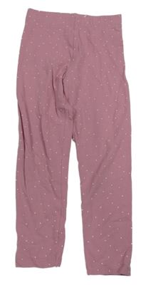 Ružové bodkovaná é legíny Nutmeg