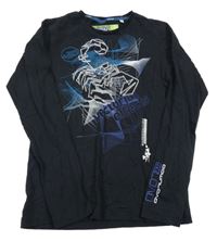 Černé triko s potiskem C&A