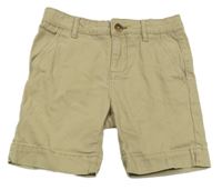 Béžové plátenné chino kraťasy River Island