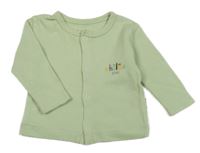 Zelené propínací triko Bebbek