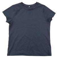 Tmavomodré športové tričko H&M