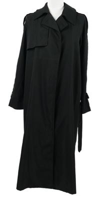 Dámský černý dlouhý sakový cardigan Shein