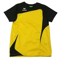 Černo-žluté sportovní tričko Erima