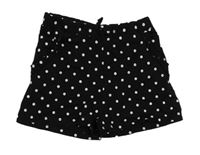 Čierne bodkovaná é bavlnené kraťasy zn. H&M