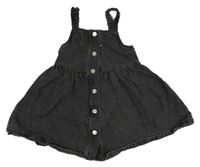 Tmavošedé riflové šaty F&F